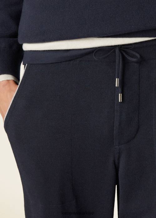 Loro Piana Giyim FZ0H987 gri melanj (m006) erkekler eğlence pantolonu