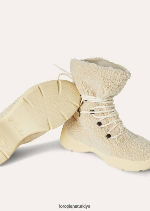 Loro Piana ayakkabı FZ0H693 beyaz amchoor (a0bo) kadınlar iz yürüyüş botları