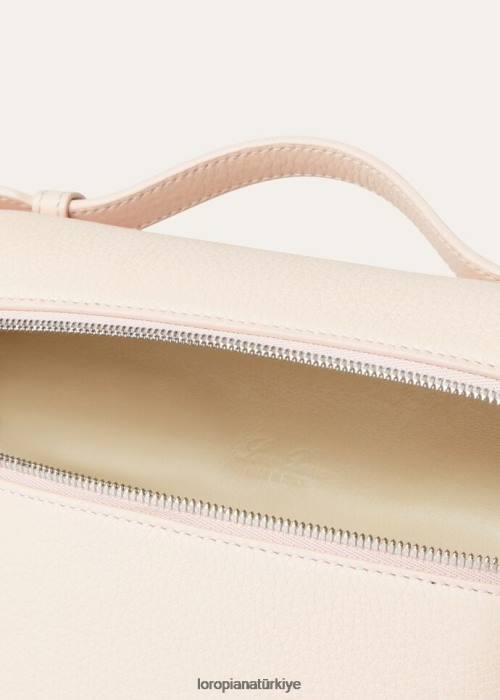 Loro Piana deri ürünleri FZ0H487 candoglia mermeri (305 saat) kadınlar ekstra cep sırt çantası