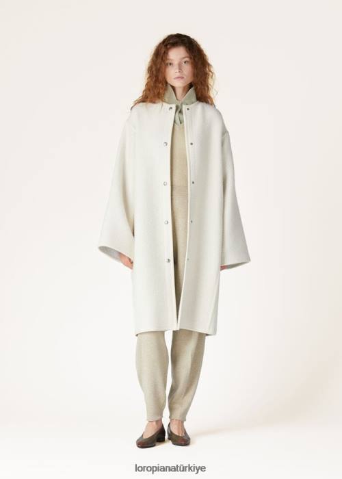 Loro Piana Giyim FZ0H185 beyaz (1000) kadınlar geir ceket